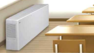 바닥 상치형 전열 교환기